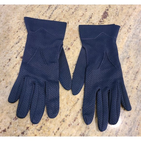 KAYSER Accessories Vintage Size 7 Xl Blue Pierced Nylon Formal 95